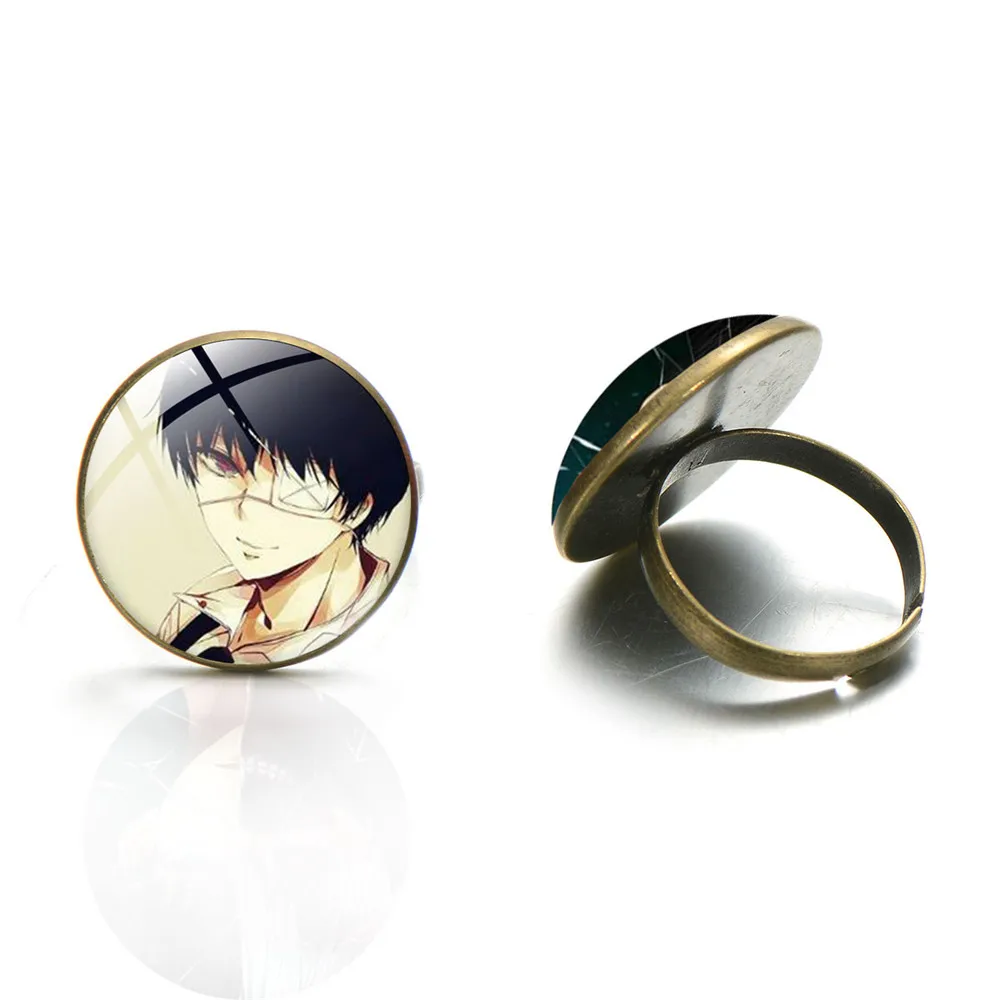 Модные регулируемые кольца с аниме Токийский Гуль канеки Кен винтажное