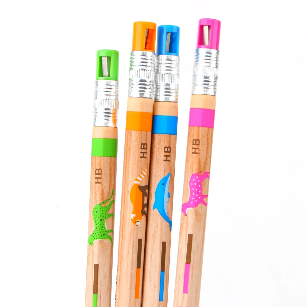 4 шт./компл. 2 0 мм Художественный Черный свинцовый держатель механический