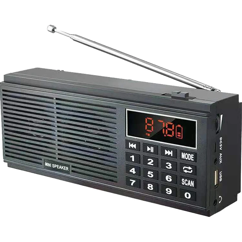 MOOL AM FM радио стерео двойной динамик Mp3 музыкальный плеер Поддержка подключения к