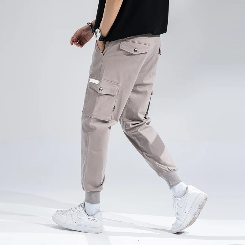 

Cutton Cargo Pants Men Streetwear Pants Trousers Men Casual Summer Pants Harem Pants Men Baggy Pants Casual Pants for Men Solid