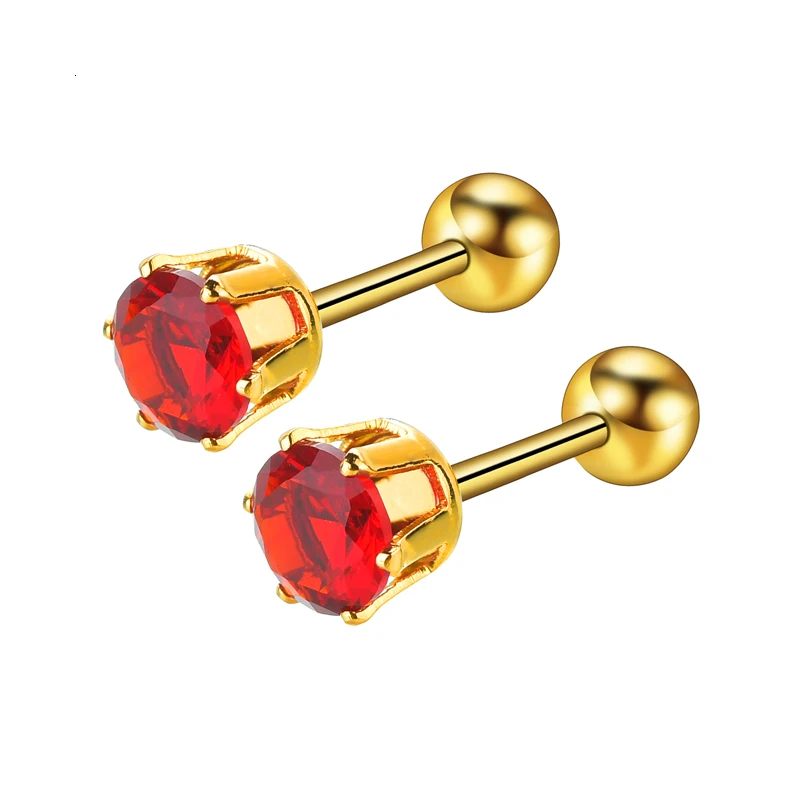 Асимметричные серьги гвоздики из титановой нержавеющей стали|Серьги-гвоздики| |