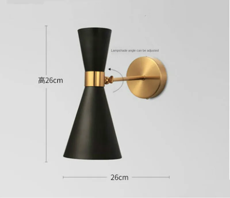 

Nordic Wall Light Modern Wall Sconce wall lamp adjustable corridor lamp bedside lamp wall Iron art Plating WF107