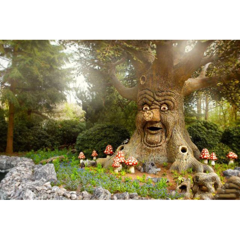 A001 5D алмазная живопись Голландский Efteling park Treeman, полная квадратная/круглая Алмазная вышивка, украшение стены, Алмазное искусство FC193 - Цвет: A001