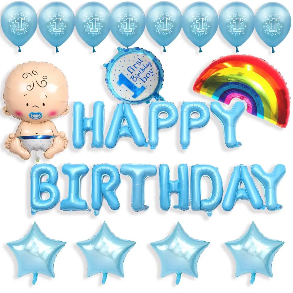 

Детский душ 1 день рождения украшения с днем рождения воздушный шар 12 ''круглые шарики в горошек Радужный шарик для детей день рождения Декор