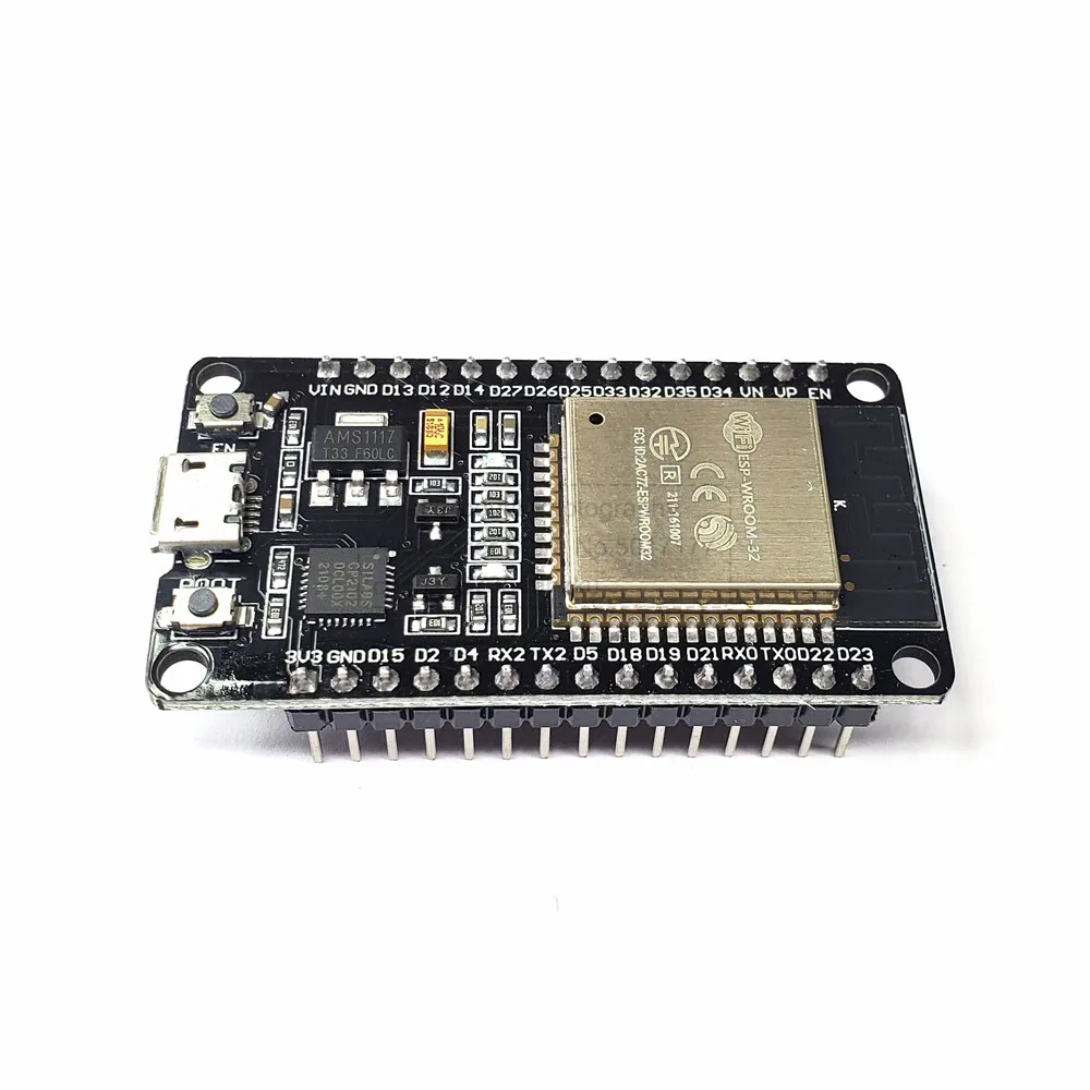 Плата для разработки беспроводного модуля ESP32 WROOM 32D 32U Wi-Fi Bluetooth сверхнизкое