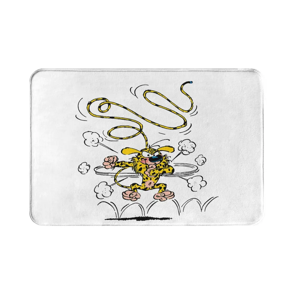 

Нескользящий дверной коврик Gaston Lagaffe Comics, коврик в спальню для ванной с изображением гнева, уличный коврик, фланелевый декоративный узор