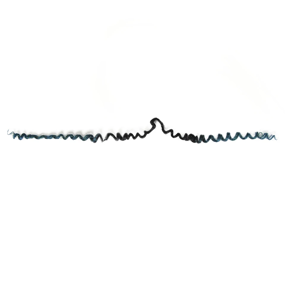 

CLASSIC PLUS Fluffy Spring Twist Crotchet Hair Extensions Crochet Braids Ombre Black Blue Hair For African American Black Women