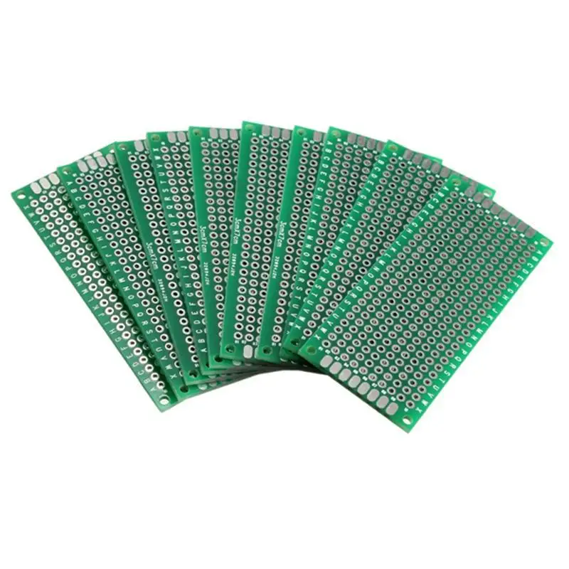 20 шт./лот 5x7 4x6 3x7 2x8 см на одной стороне прототип печатной платы PCB 5*7 4*6 3*7 2*8 универсальная плата PCB пластина для пайки