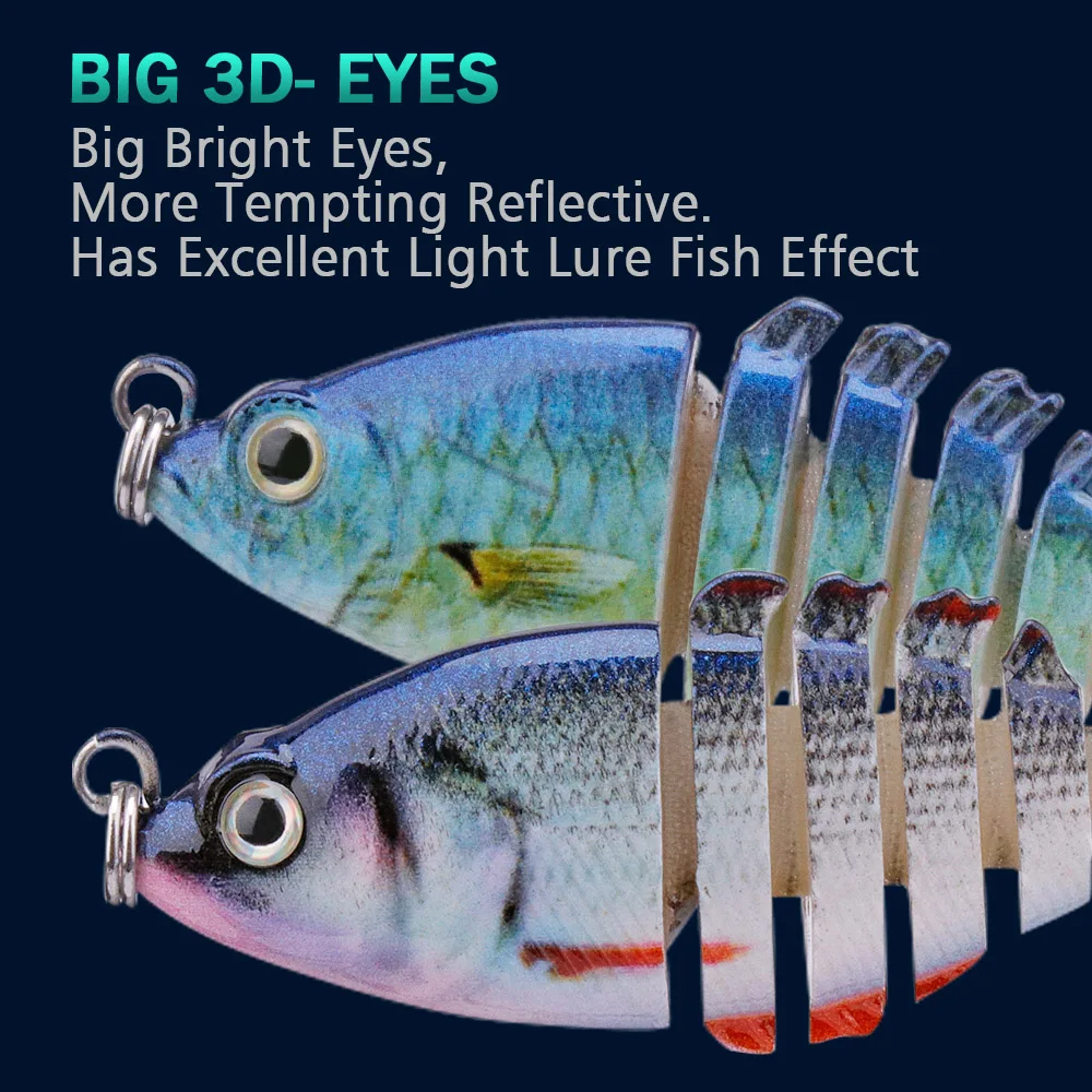 GOBASS мини кренкбейты Воблер для приманок на щуку рыболовные шарнирные 5 см 2 г