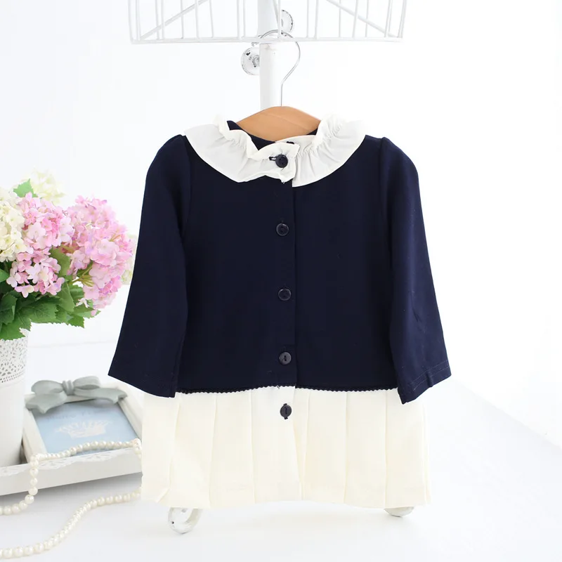 Оптовая продажа 5 шт./партия платье для девочек в английском стиле детей на день