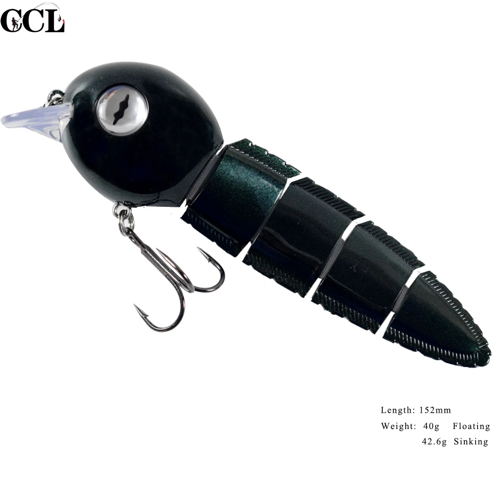 Изготовленный На Заказ Головастик мелкая рыболовная приманка 6 дюймов 42 г Deep Crank