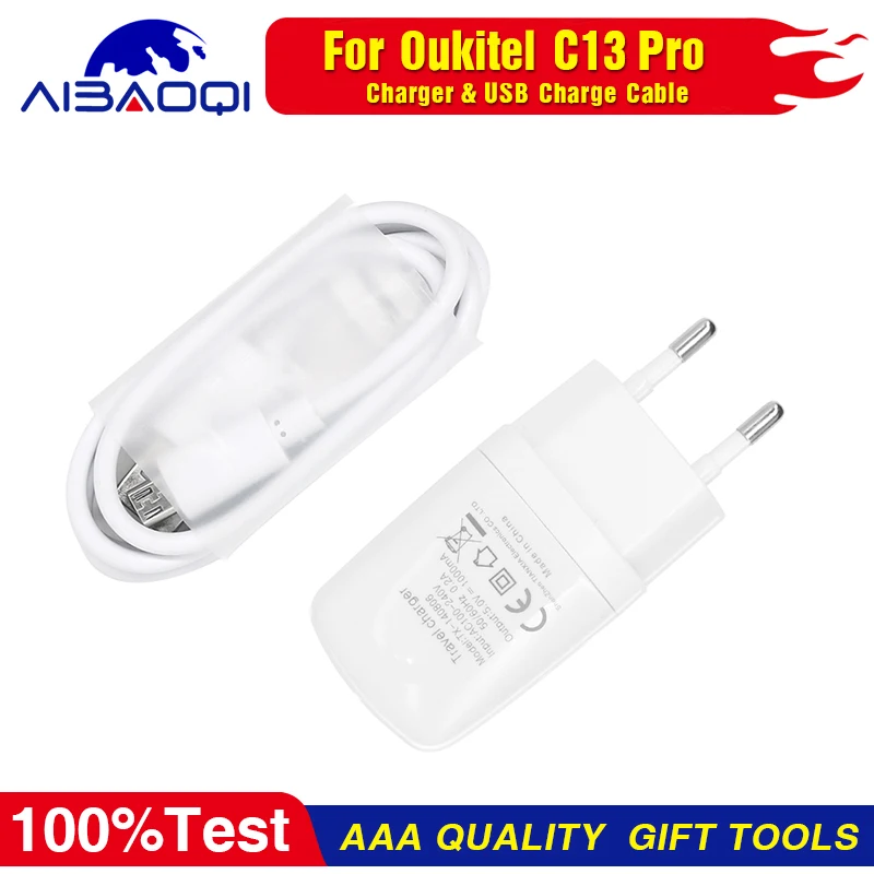 Официальный адаптер для быстрой зарядки + USB кабель зарядного устройства Oukitel C16