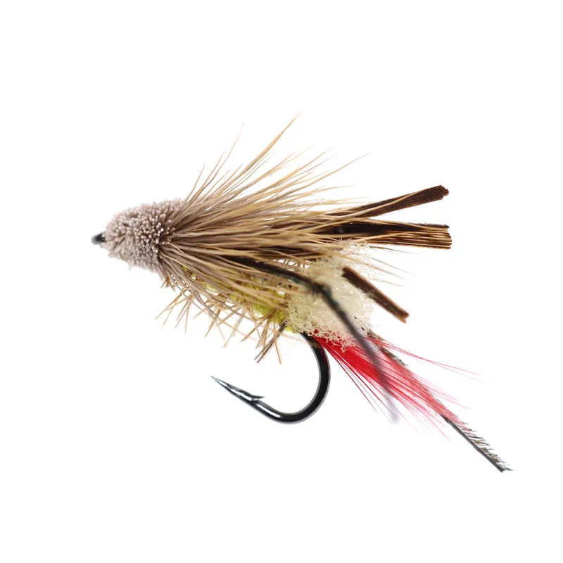 5 шт./компл. бионическая нахлыстовая воронка Радужная форель окунь рыбалка мухи