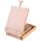 HUACAN мольберт многофункциональная краска ing мольберт для художника искусство Рисование краска поставка деревянный стол Выдвижная коробка доска аксессуары