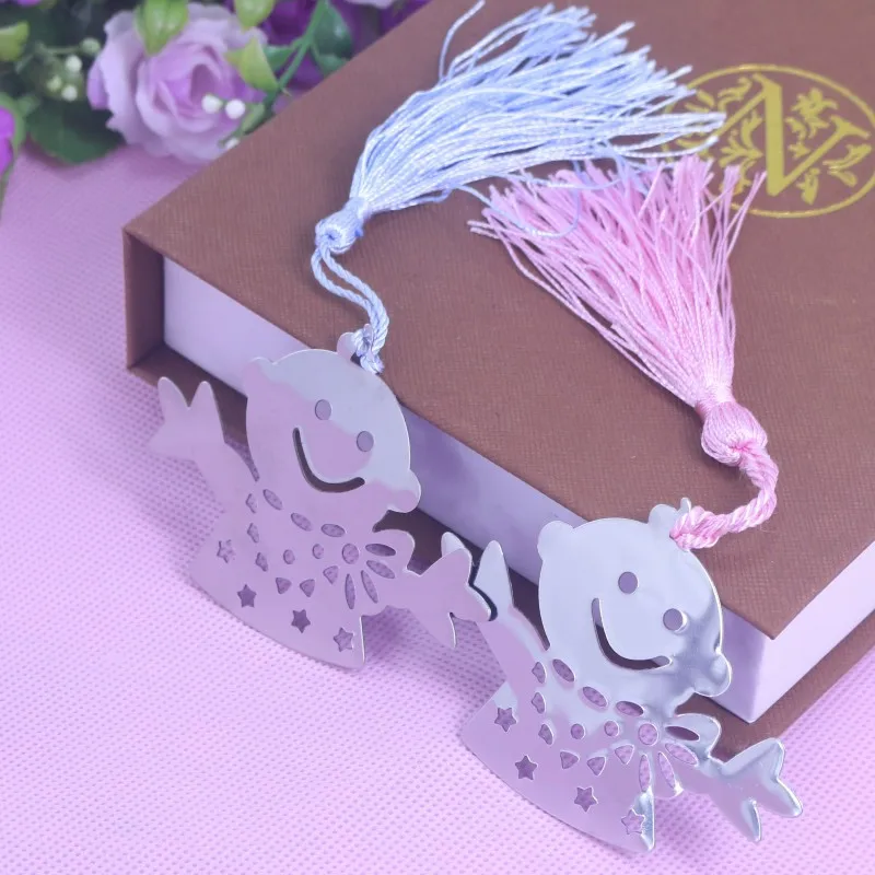 50 оптом синий розовый Снеговик детская Закладка Свадебный детский душ