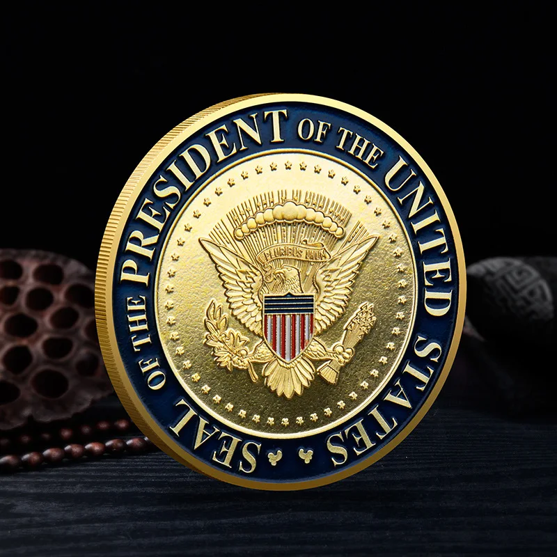 

FLC Золотая монета Белый дом Biden Eagle позолоченная памятная монета международная торговля цифровая Виртуальная монета коллекция подарок