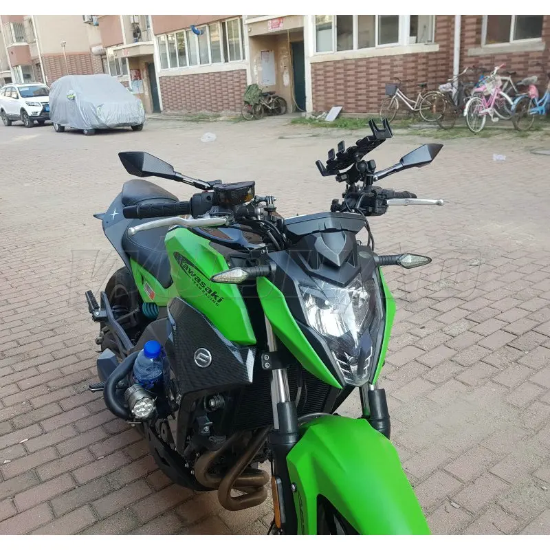 Мотоцикл с ЧПУ алюминиевый зеркало заднего вида боковые зеркала для Kawasaki Z1000 Z750