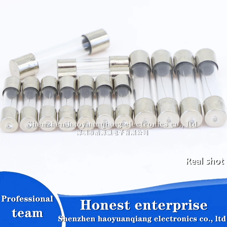 Стеклянные Предохранители быстрого выдувания в ассортименте 10 шт. 6*30 мм 250 а 1 А 2 3