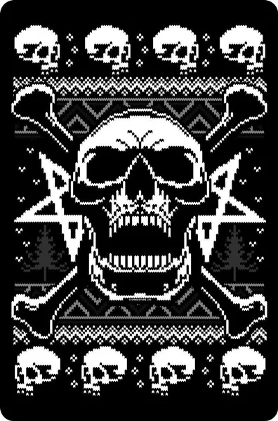 

Tin Sign Skull Fury Black Home Decor Coffee Bar Decoration