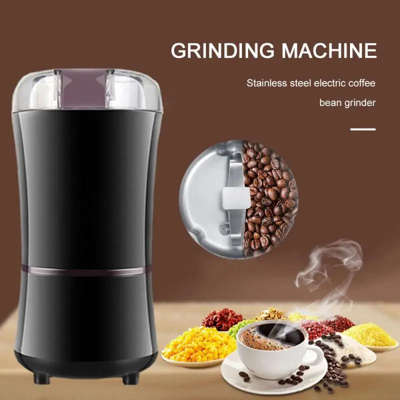 

400W Electric Coffee Grinder Mini Kitchen Salt Pepper Grinder Powerful Beans Spices Nut Seed Coffee Bean Grind Mill Herbs Nuts