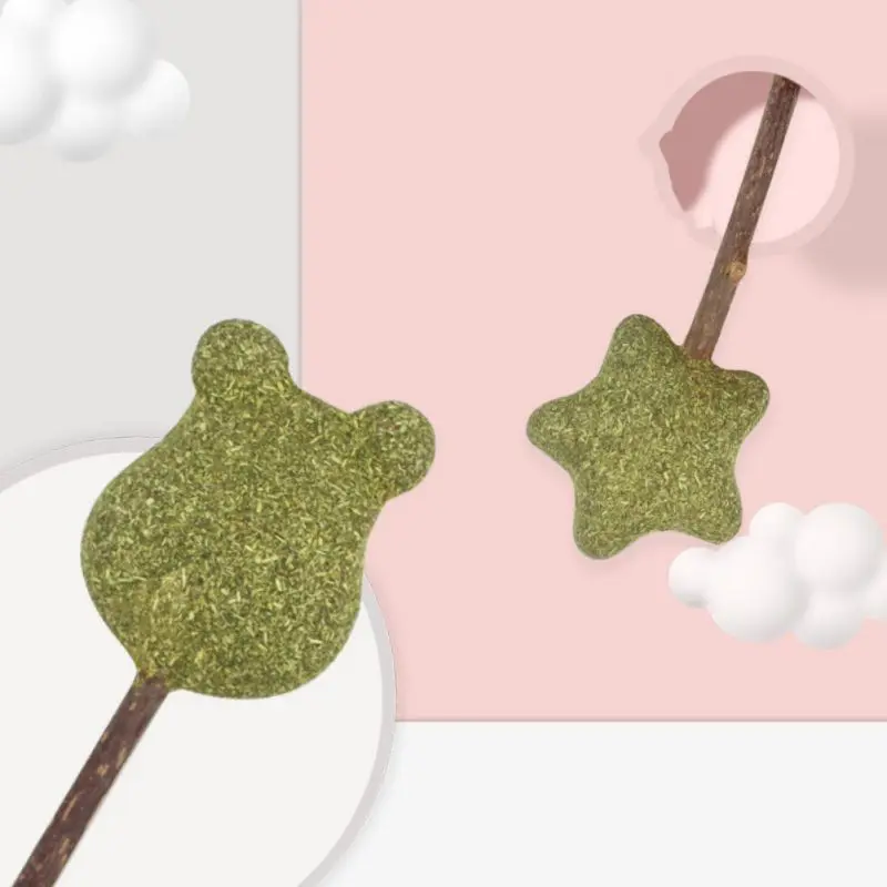 

Catnip Lollipops Shaped Cat Toys Bite-resistant Tease Kitten Sticks Interactive Pet Supplies