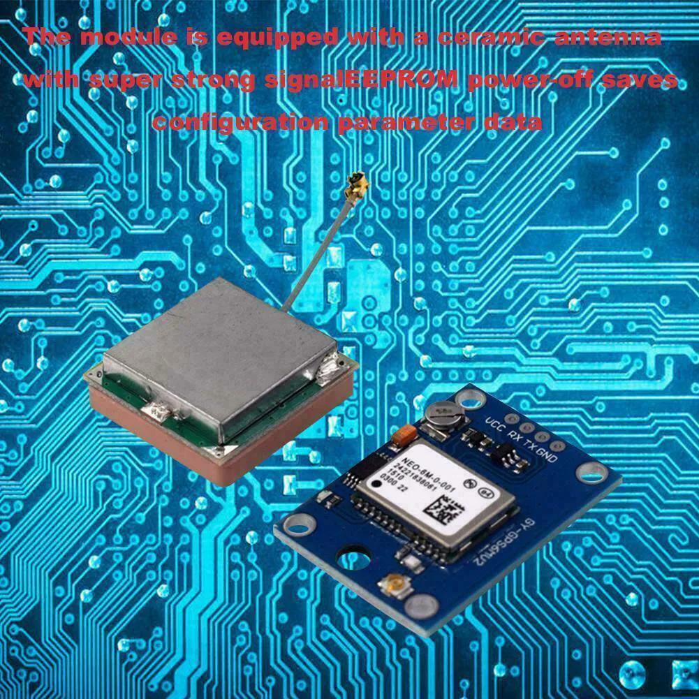 

GPS Module NEO-6M 3V-5V Power Supply With A Ceramic Antenna Data Backup Battery And With Flight Control Universal For Arduino