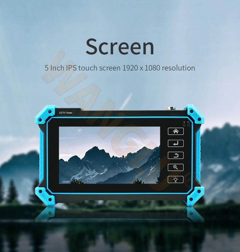 Тестер Скрытого видеонаблюдения Ex-sdi 3G-sdi Cvi Tvi Ahd 8MP Cvbs Аналоговый тестер VGA-in для