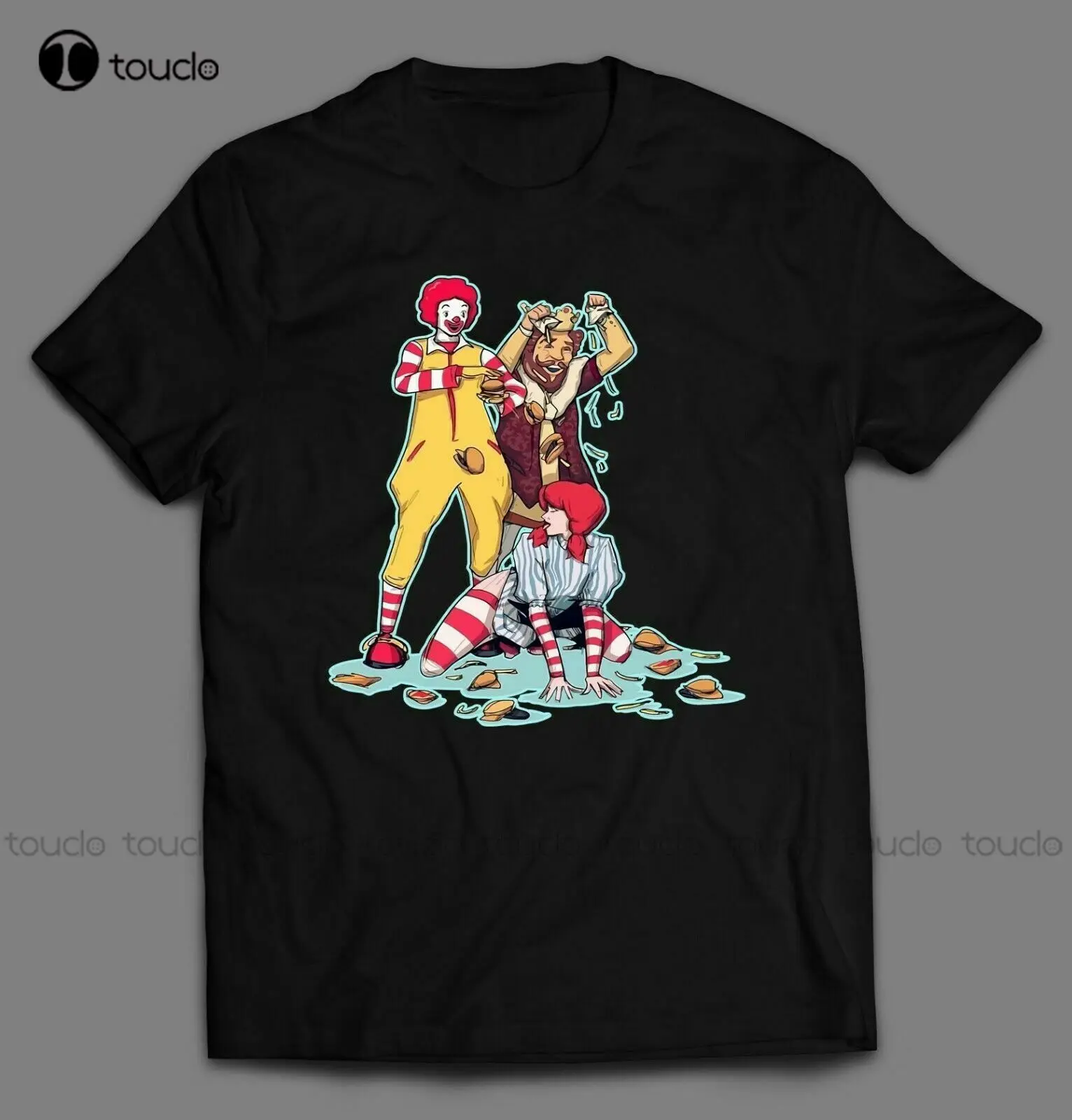 

Fast Food Strip Club Parody High Quality Mens Shirt Tee Gift 2021 Teacher Shirts For Women Custom Aldult Teen Unisex Xs-5Xl