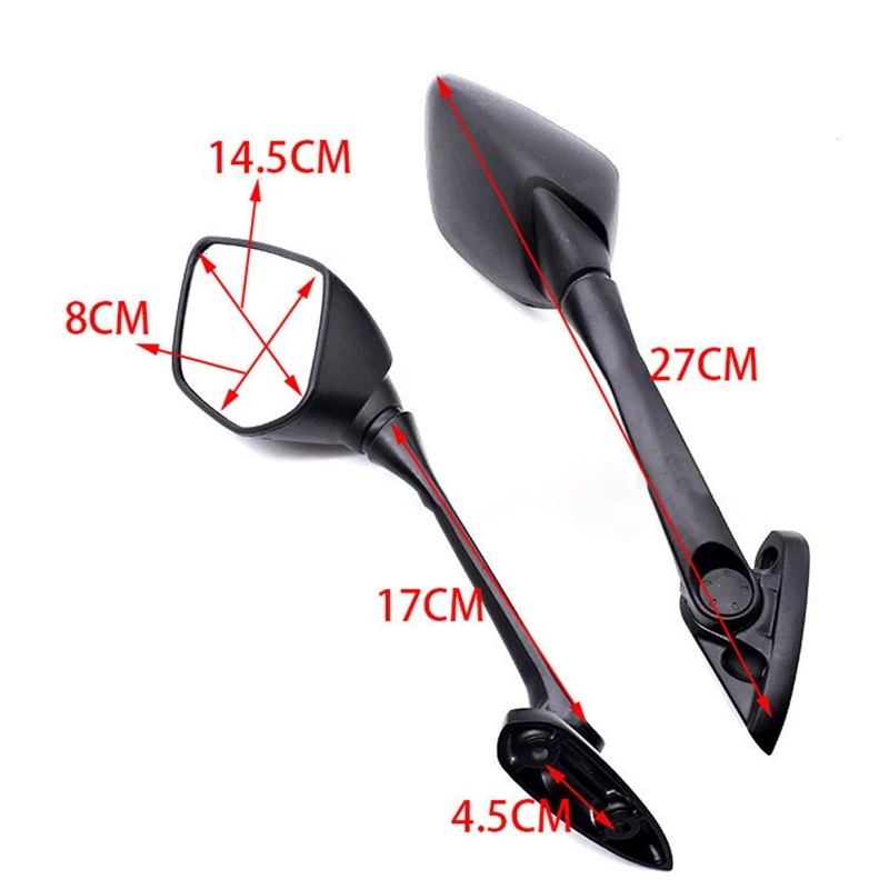 

Motorcycle Side Mirrors Rearview Mirrors For Yamaha YZF R3 R25 YZF-R3 YZF-R25 NMAX R15 V3 R25 ER6 KAWASAKI KRR KR150 In Stock