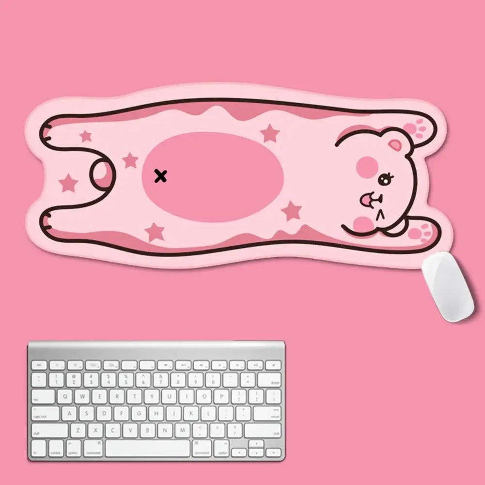 

Mouse Pad Anti-slip Cartoon Animal Pattern Rubber Lovely Practical PC Desktop Mouse Mat for Office