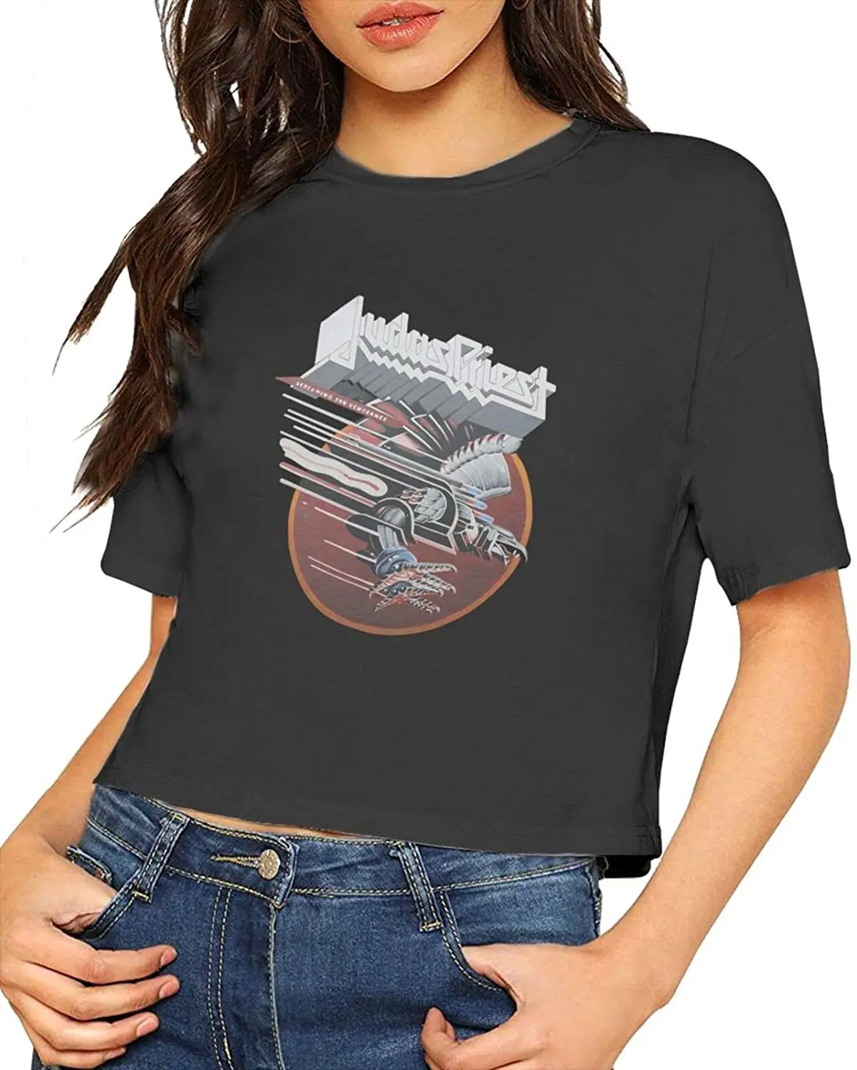 

Женские классические рубашки, рубашка с коротким рукавом, футболки из Джуда, священник, утечка пупка