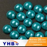 yhb ss6 ss40 blue green hotfix rhinestone ceramic pearl for diy wedding ankle strap heels jewellery makin decorations