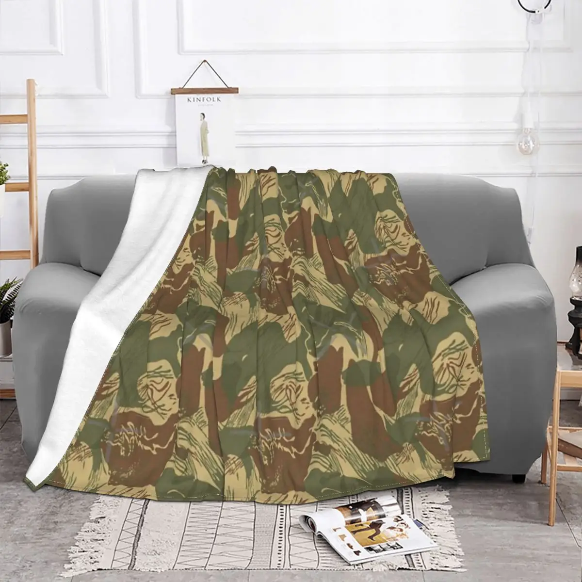 Manta con escobillas de rodesian, colcha a cuadros para cama, sof&aacute;, manta Kawaii, manta a cuadros en el sof&aacute;-1