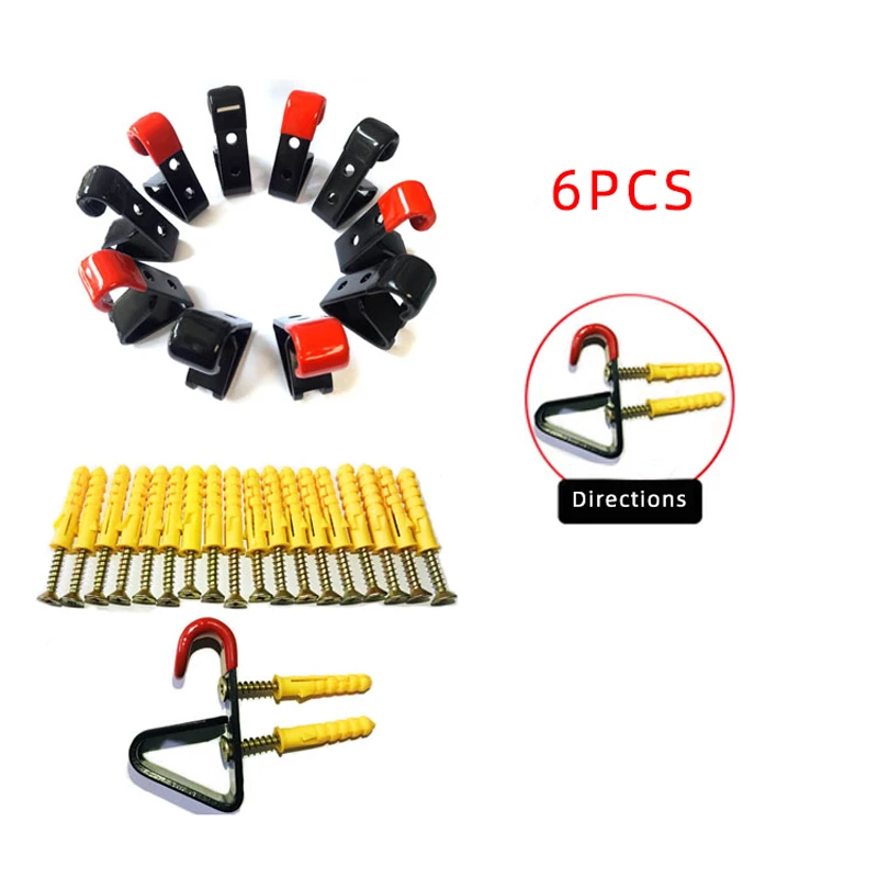 6 шт ступицы колеса крюк магазина Дисплей подставка для телефона металлический
