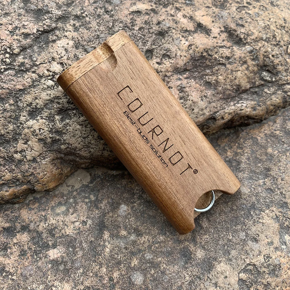COURNOT Rose Wood Dugout Digger One Hitter Pipe из натурального дерева коробка для хранения с