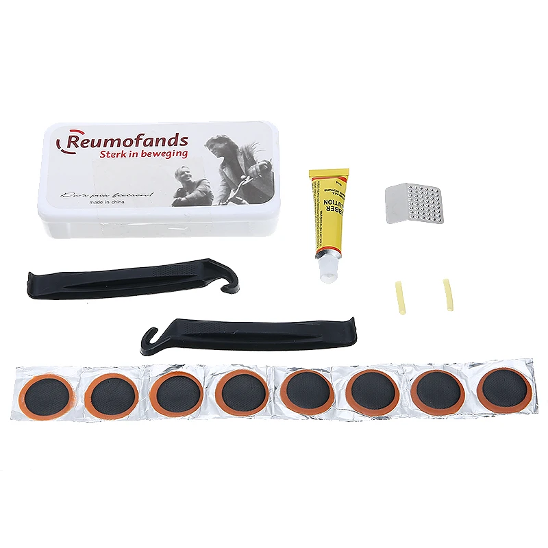 

Inner Tube Fixing Tool Tire Tube Rubber Patch Piece Glue Metal Rasp Tire Levers Bike Bicycle Repair Outdoor Accessories