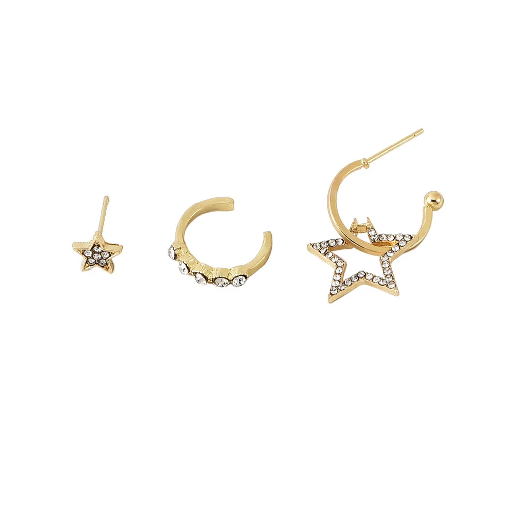 3 шт./набор серьги гвоздики в богемном стиле|Серьги-гвоздики| |