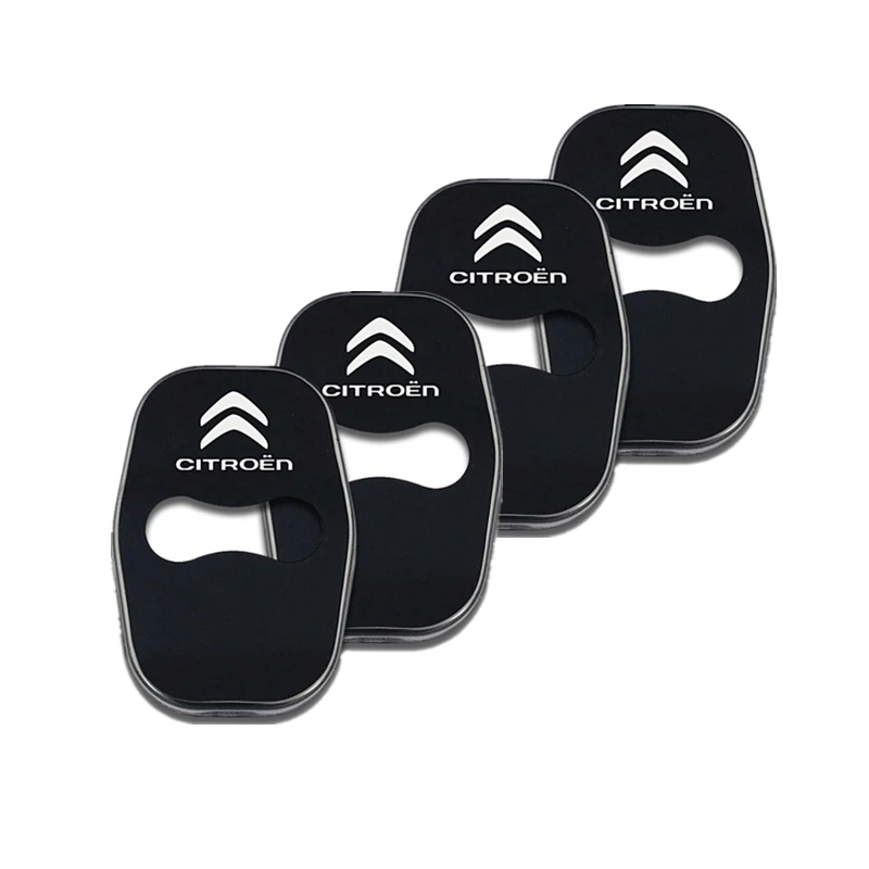 4 шт. авто Интерьер защита для дверного замка чехол Пряжка наклейка Замена Citroen C5 C6