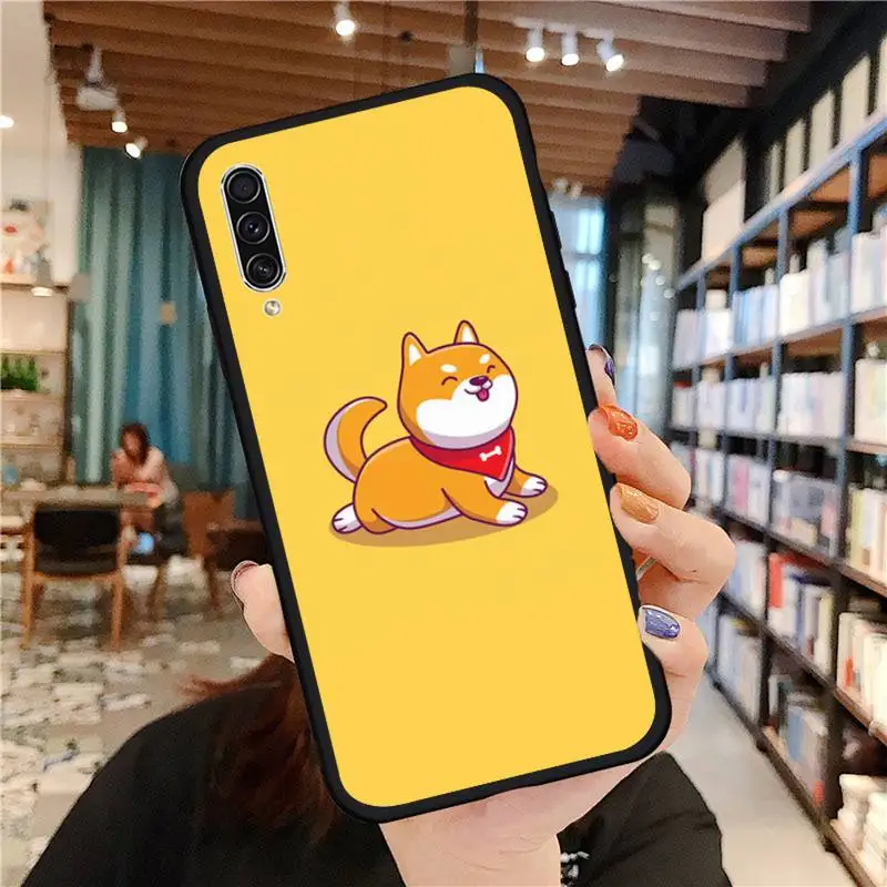 

Cute Cartoon Animal Shiba Inu Phone Case For Samsung galaxy S 21 20 10 8 A 50 21s 51 71 70 40 20 20e note 10 plus Ultra 5g fe