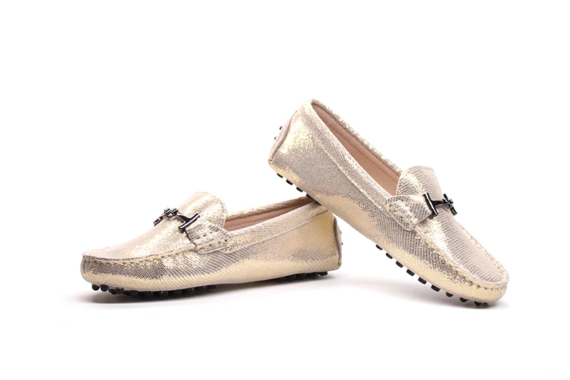 Туфли женские из мягкой кожи лоферы на плоской подошве брендовая повседневная