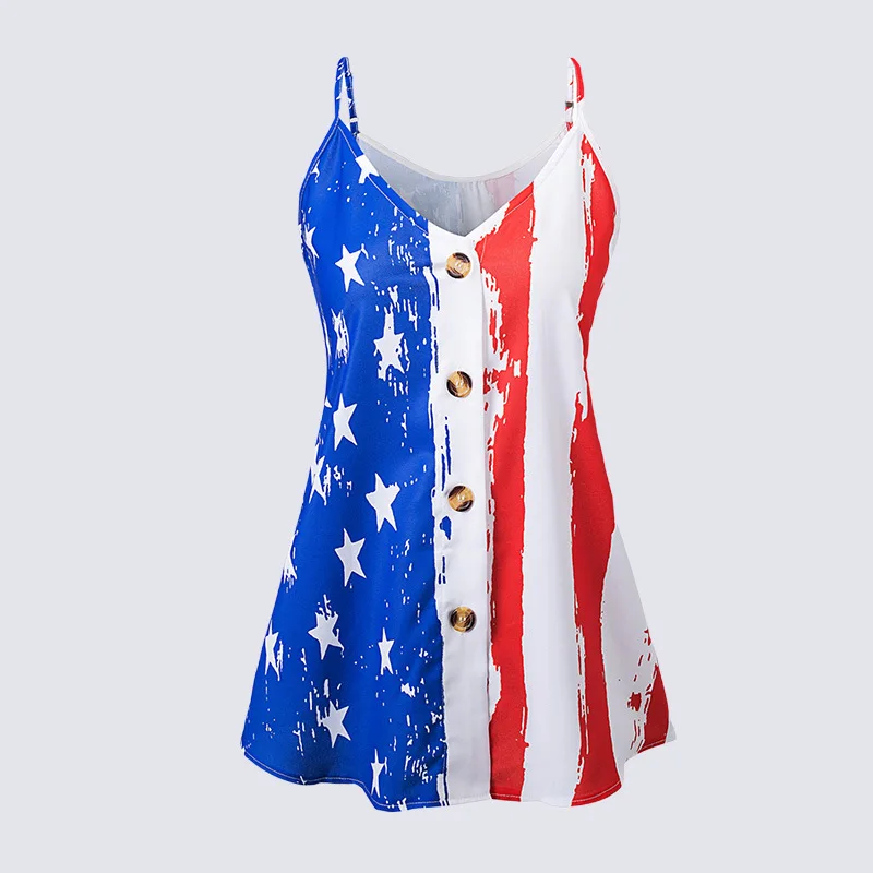 

Sexy Tops Summer Loose Tank Top Color Printed Sleeveless Tee Shirts Sexy Tops Casual Plus Size Ladies Vest Singlets Camisole