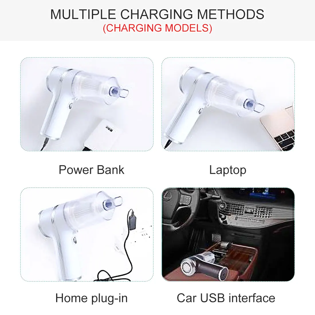 

mini Aromatherapy Wireless Car Vacuum Cleaner Super Strong Suction Handheld 5500Pa Auto Vacumm Cleaner for office home car