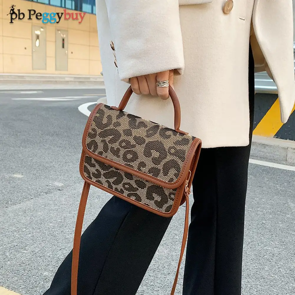 

Женская сумка через плечо с принтом «гусиная лапка»