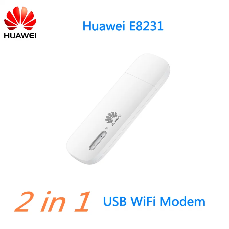 Unlocked Huawei E8231 3G USB WiFi Dongle Modem 21Mbps Car Wifi Support 10 Users