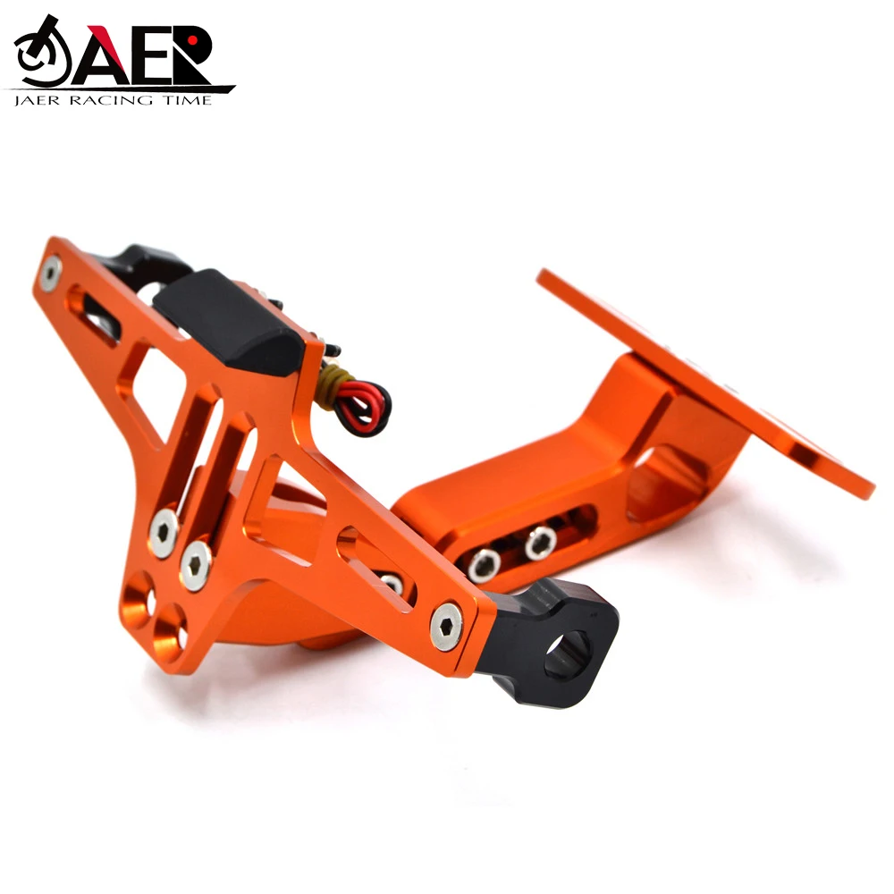 

Universal Motorcycle Adjustable Angle Aluminum License Number Plate Frame Holder Bracket Registration Plate Holder for KTM