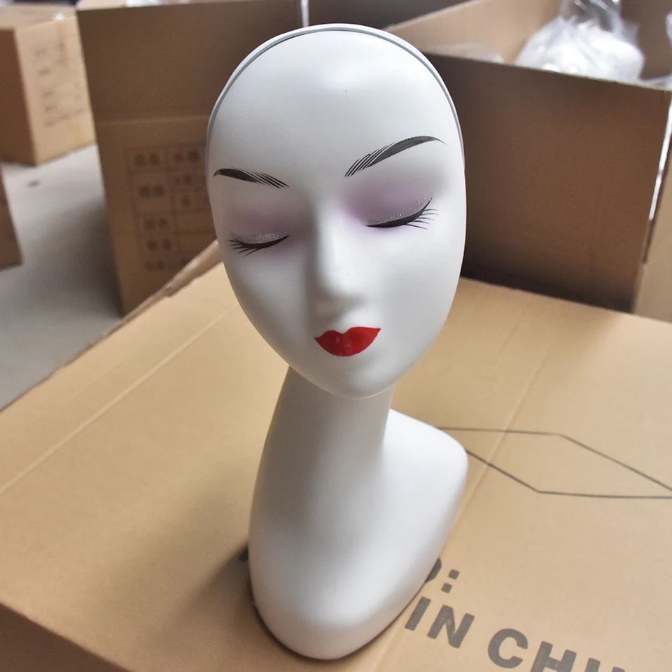 Топ продаж Женский манекен головы без волос для изготовления парик стенд и шляпа