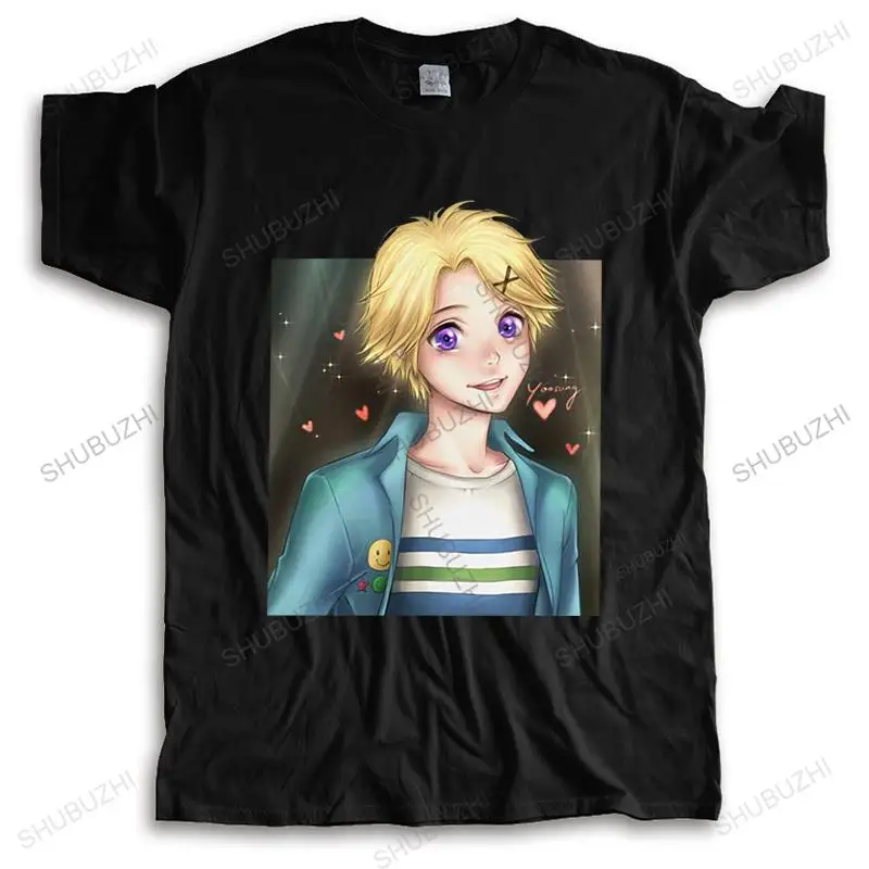 

Футболка мужская хлопковая с коротким рукавом и круглым вырезом