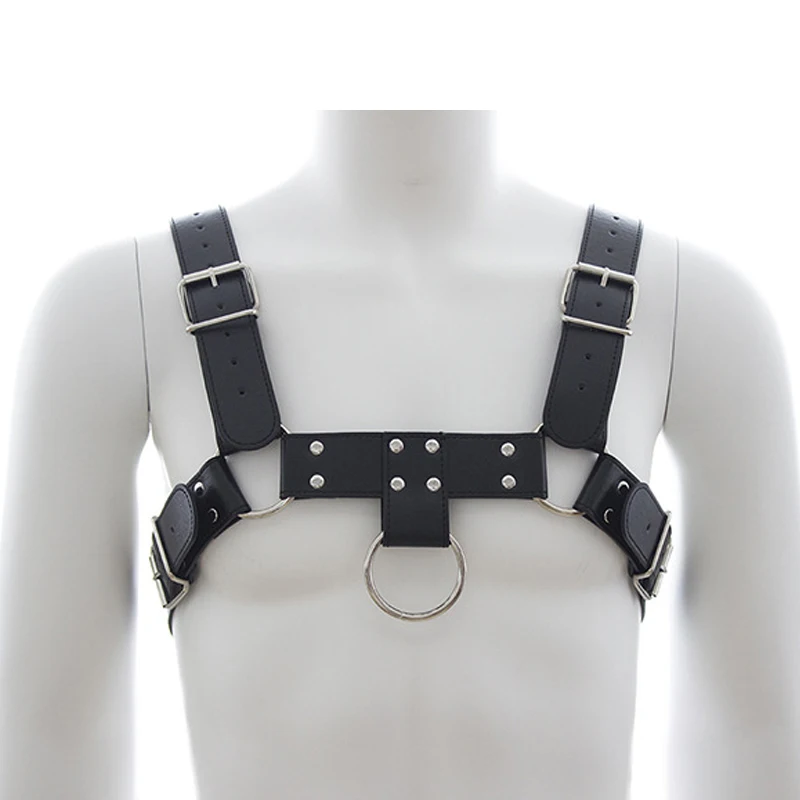 Новый бар мужской костюм диджея черный кожаный ремень для ночного клуба Gogo