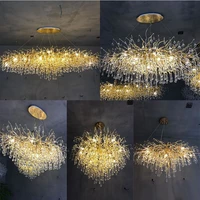 crystal chandelier lighting for home decoration luxury dining room chandeliers lamp indoor living room light fixtures