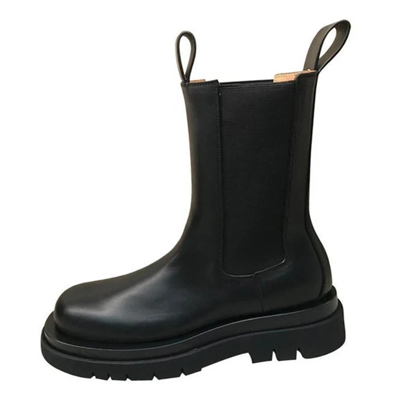 Chelsea Boots Female Women Shoes Woman Booties Platform Shoes Women's Boots 2022 Trend Black Boot Female Fashion Bottine Femme